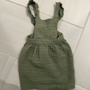 Cat & Jack Olive Green Jumper/Dress - Sz 3T